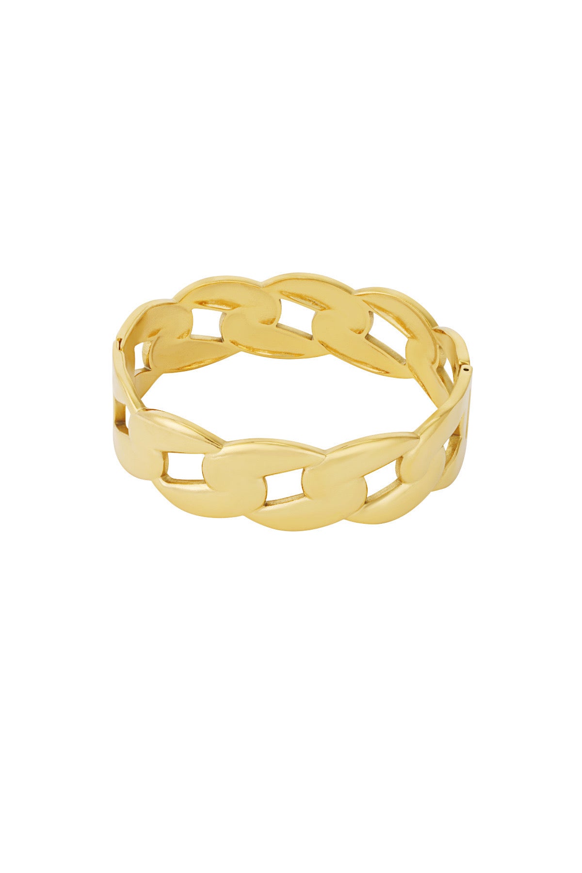Schakel bangle armband