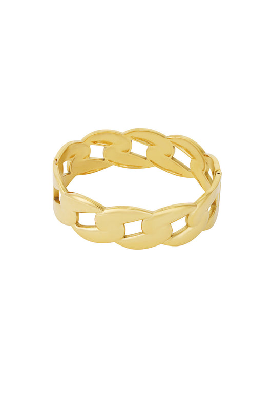 Schakel bangle armband