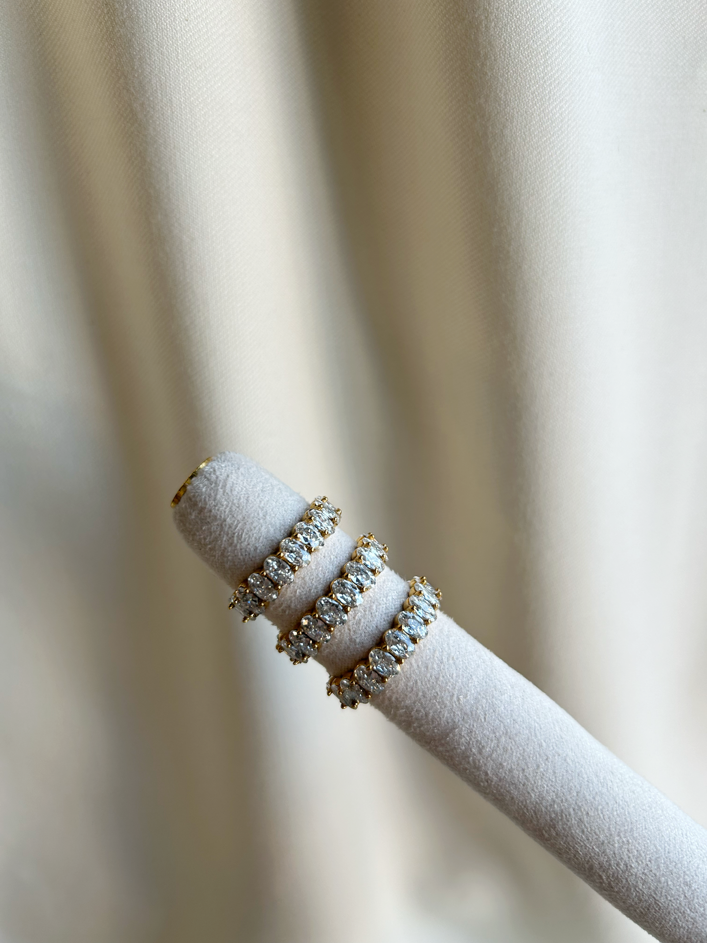 Diamond ring goud