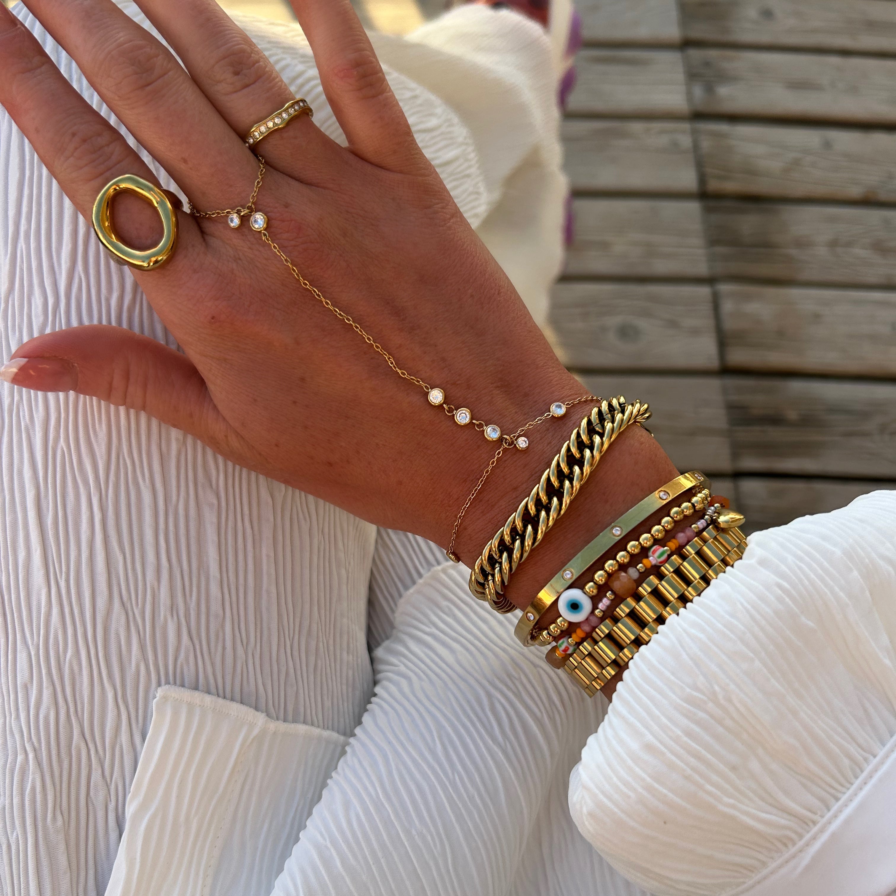 Nova armband goud