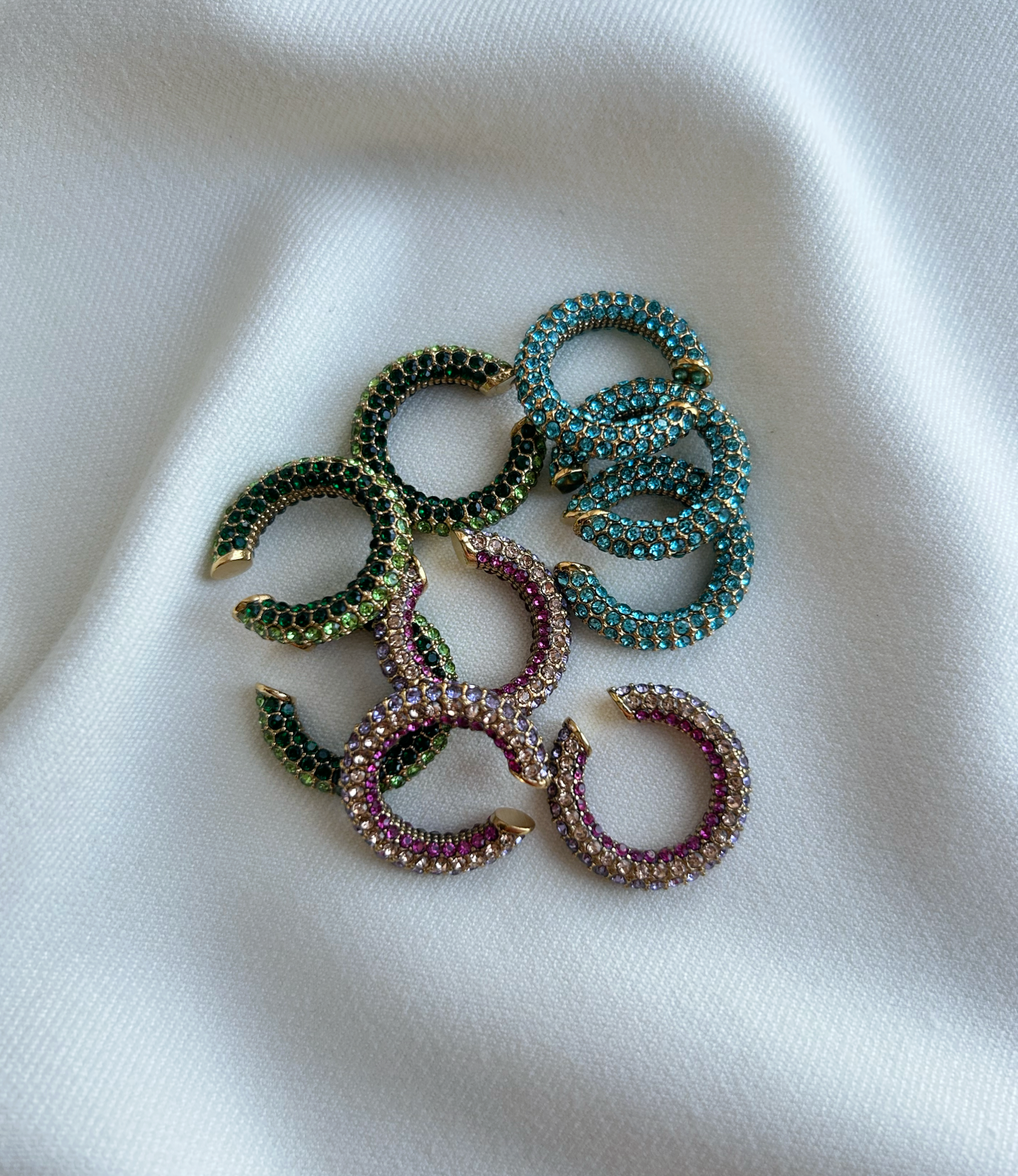 Diamond ear cuff