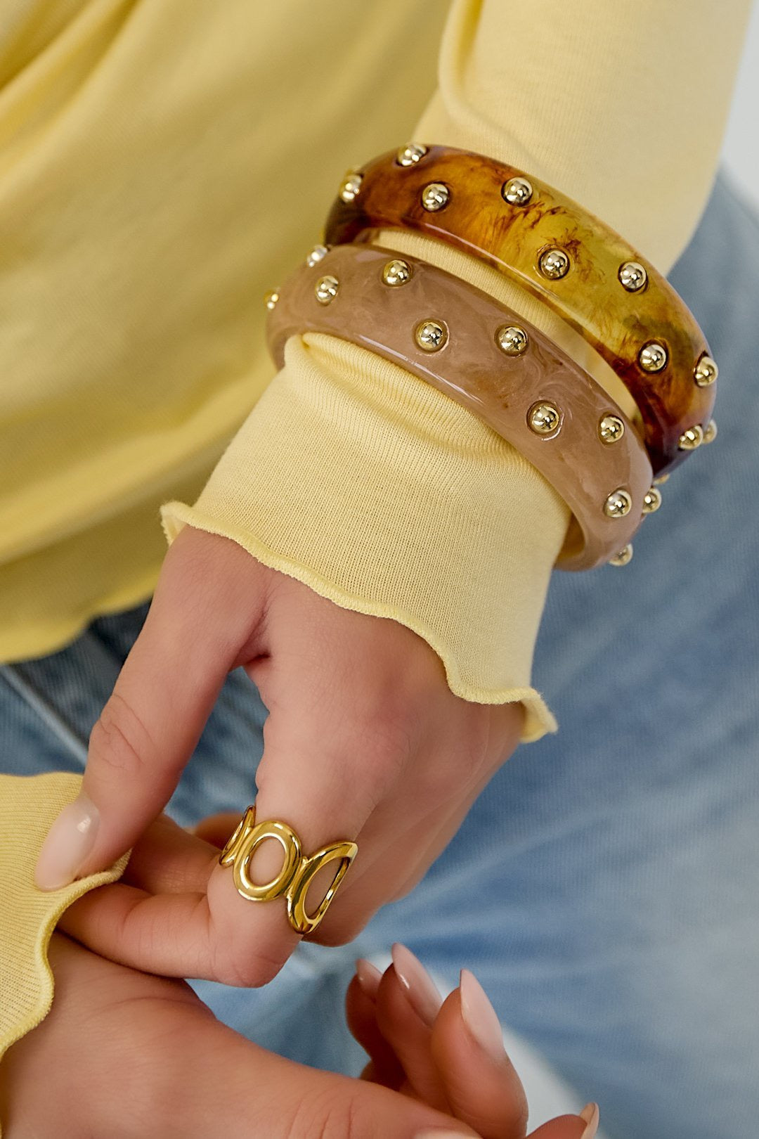 Lilo armband lichtbruin