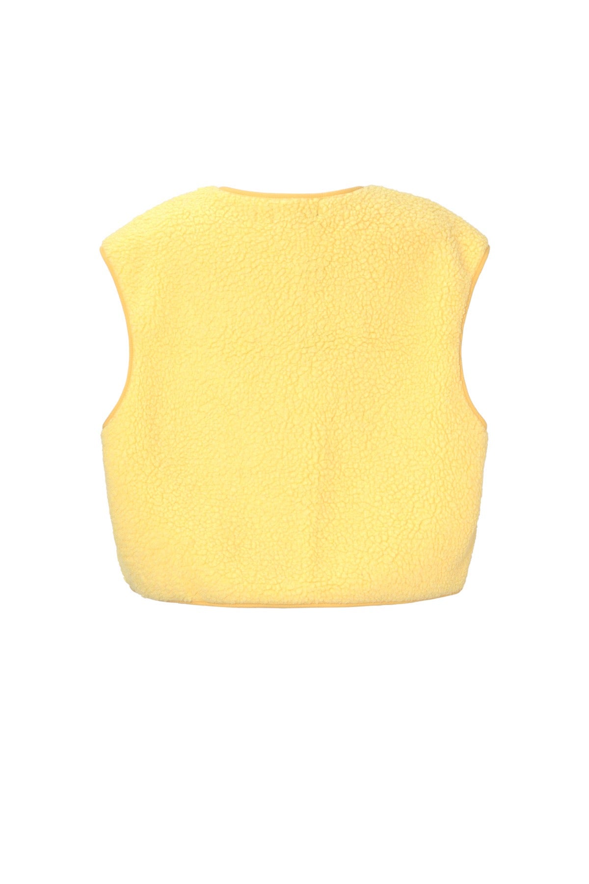 Teddy gilet Yellow