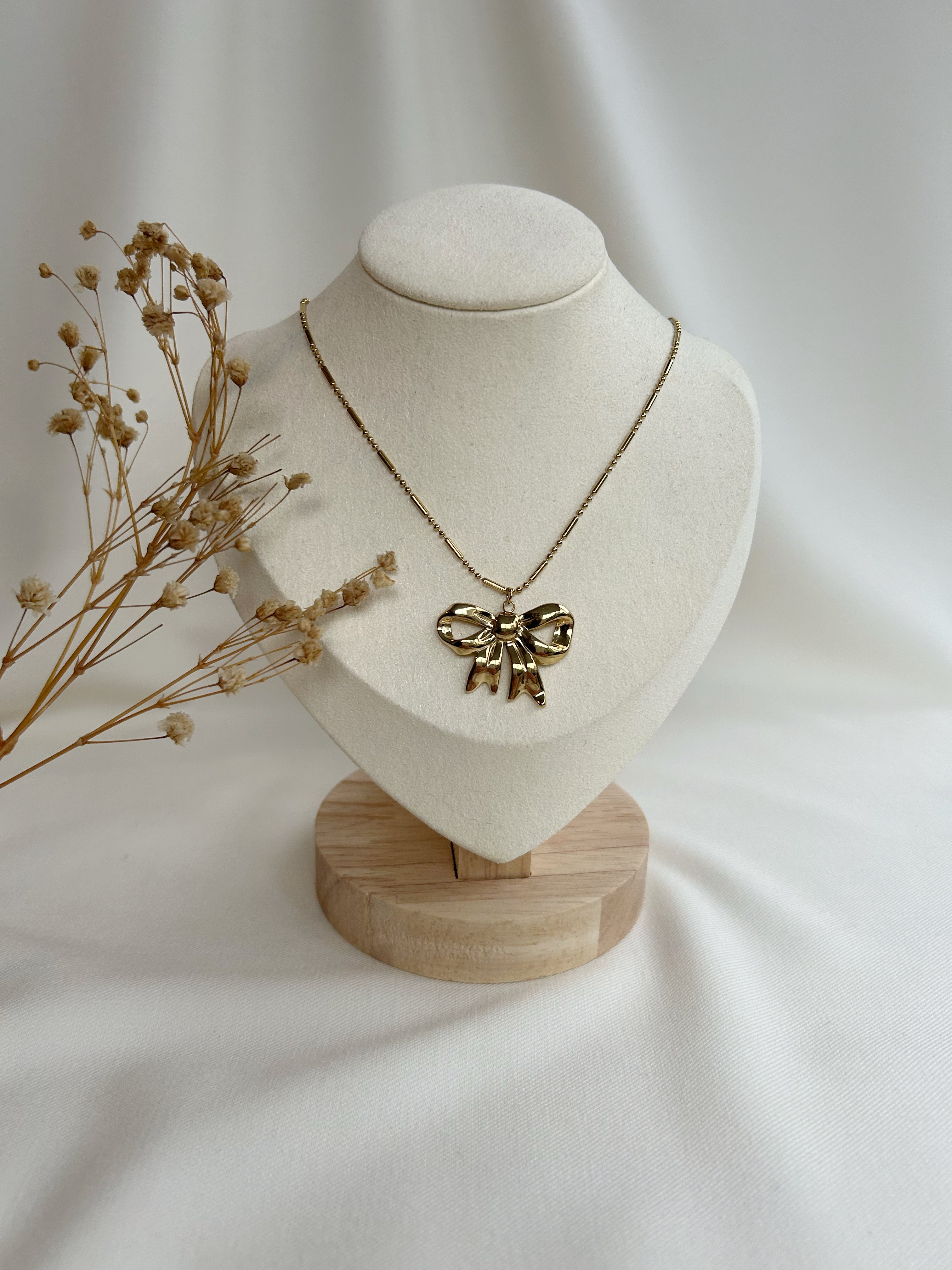 Strik ketting goud
