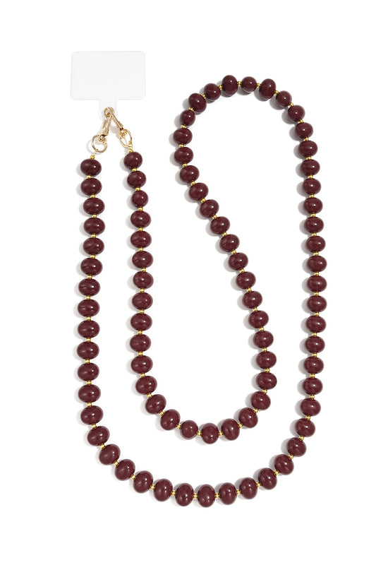 Telefoonkoord lang kralen