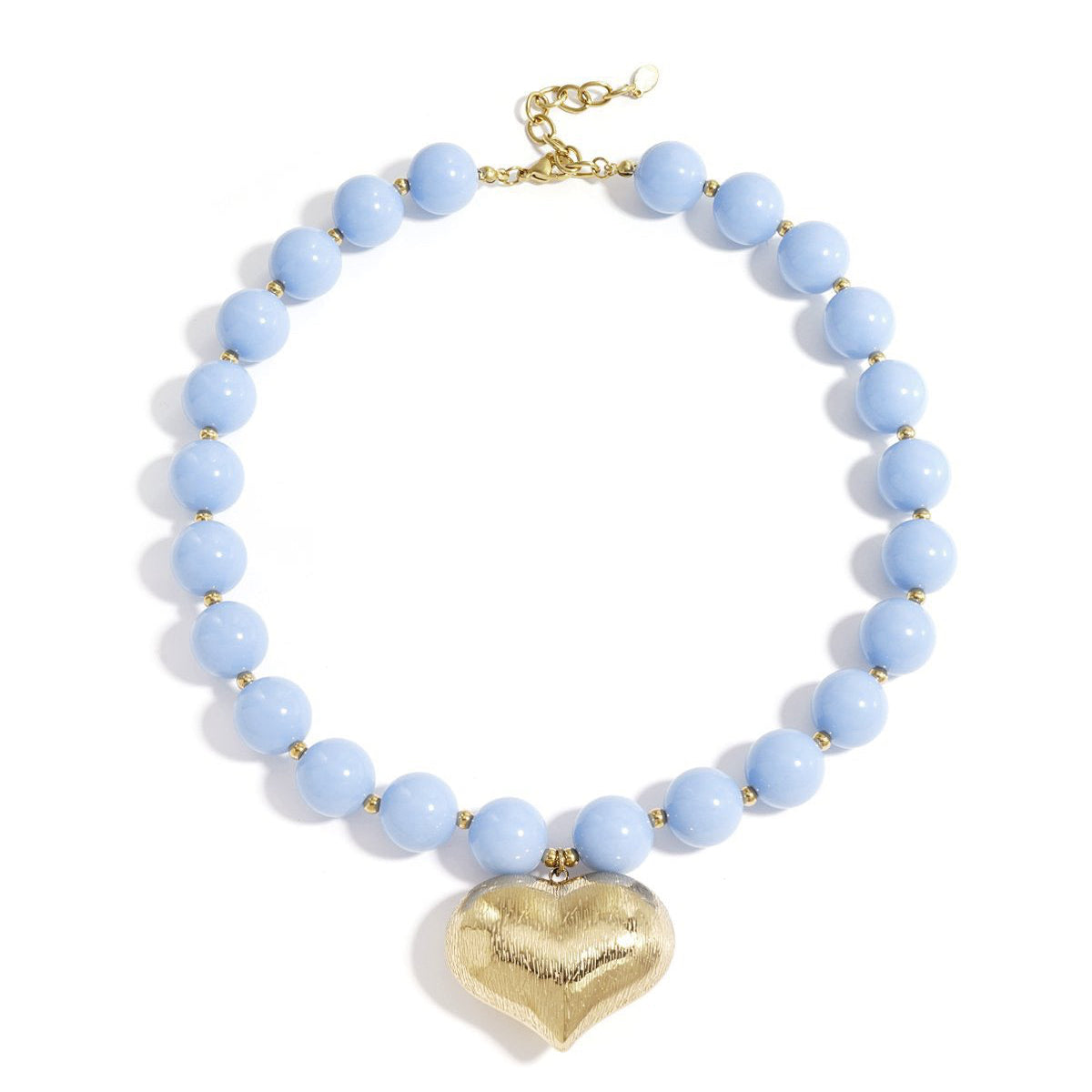 Kralenketting met hangend hart
