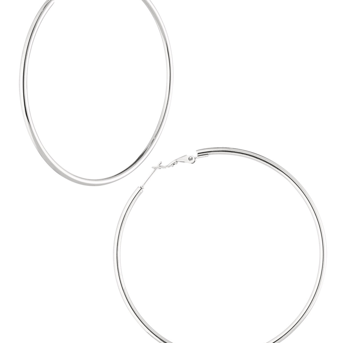 Gigi hoops zilver