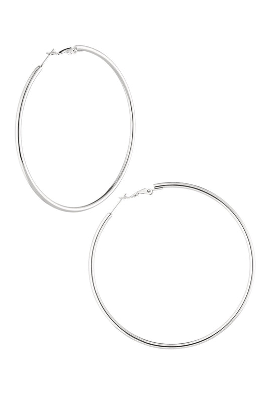 Gigi hoops zilver
