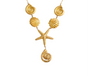 Beach party ketting goud