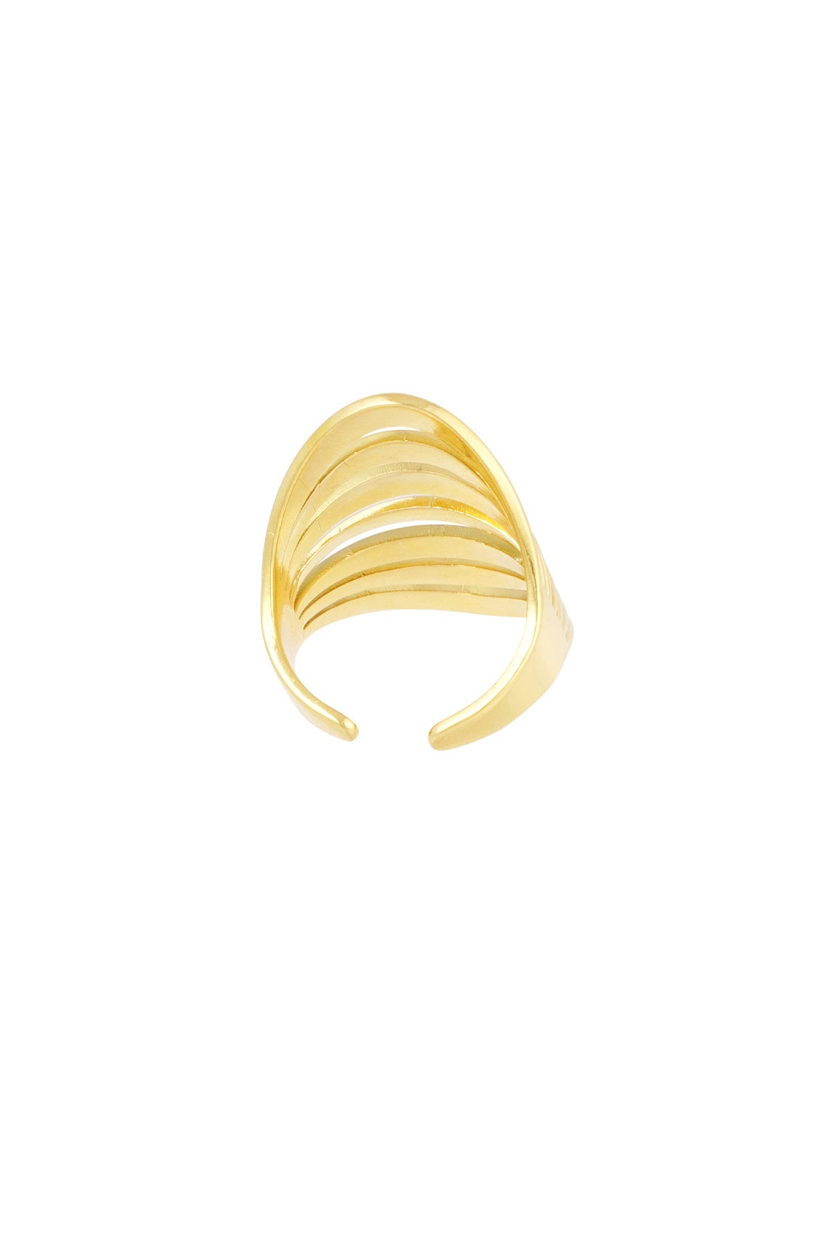 Stijlvolle ring goud