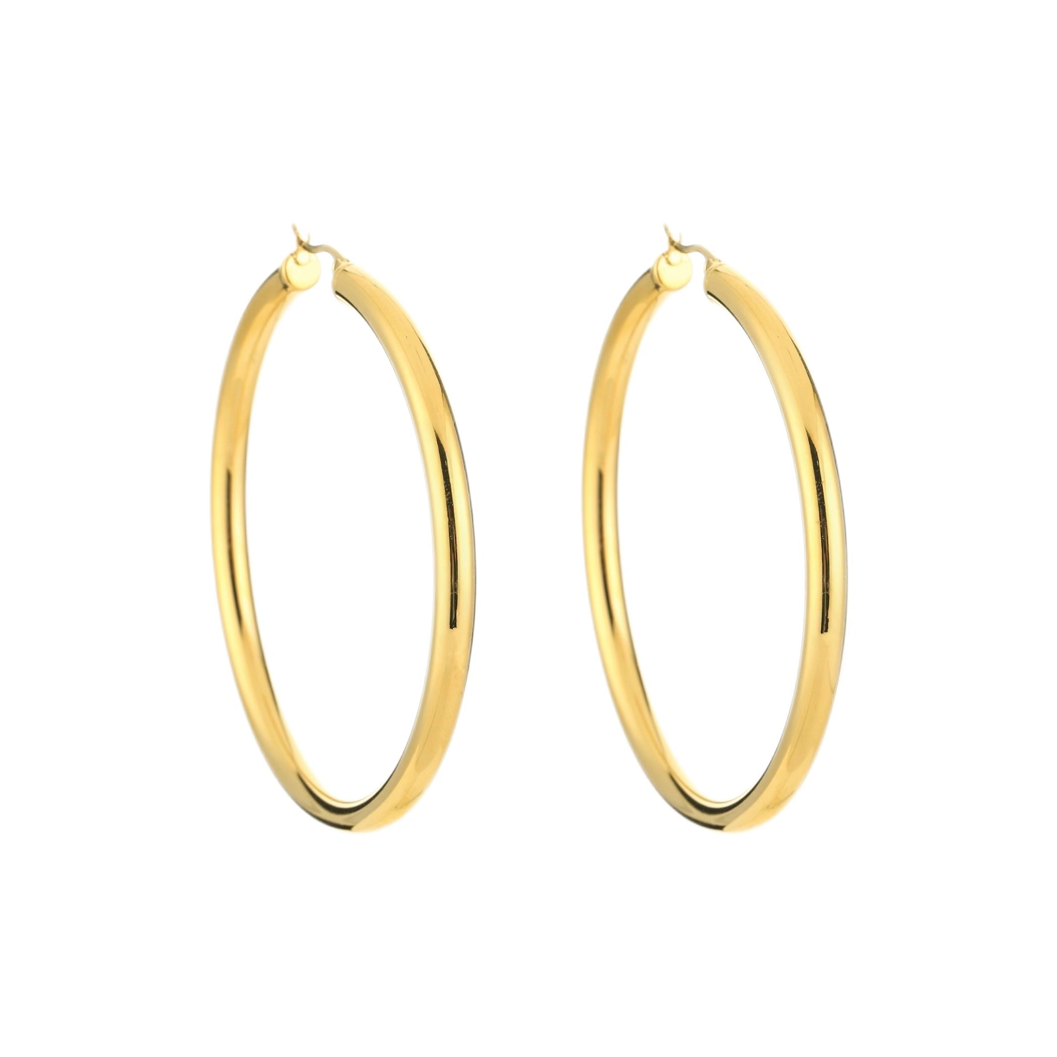 Lies big hoops oorbellen