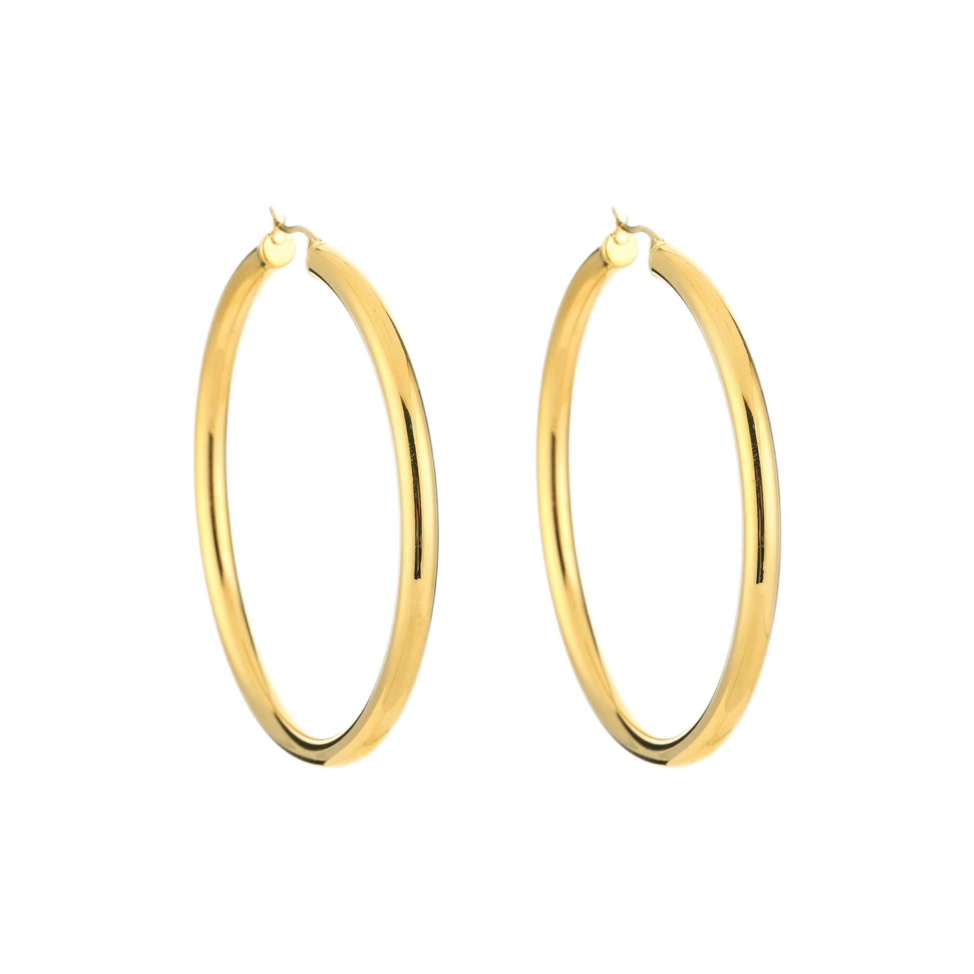 Lies big hoops oorbellen