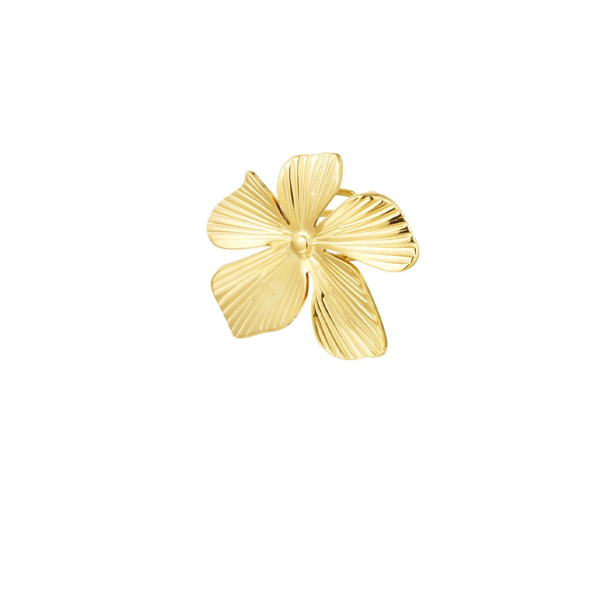 Bloem ring goud