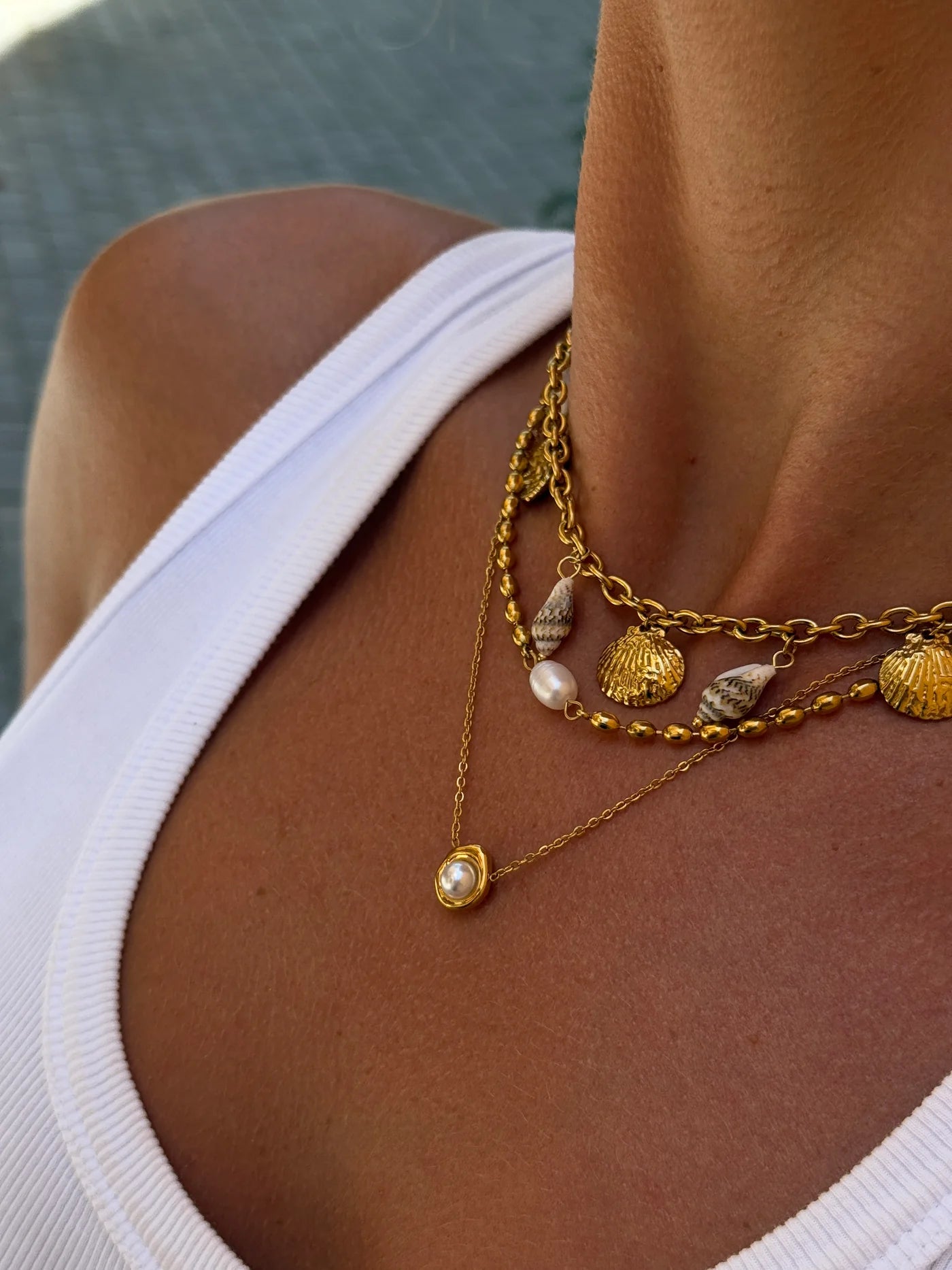 Emma bedel ketting goud