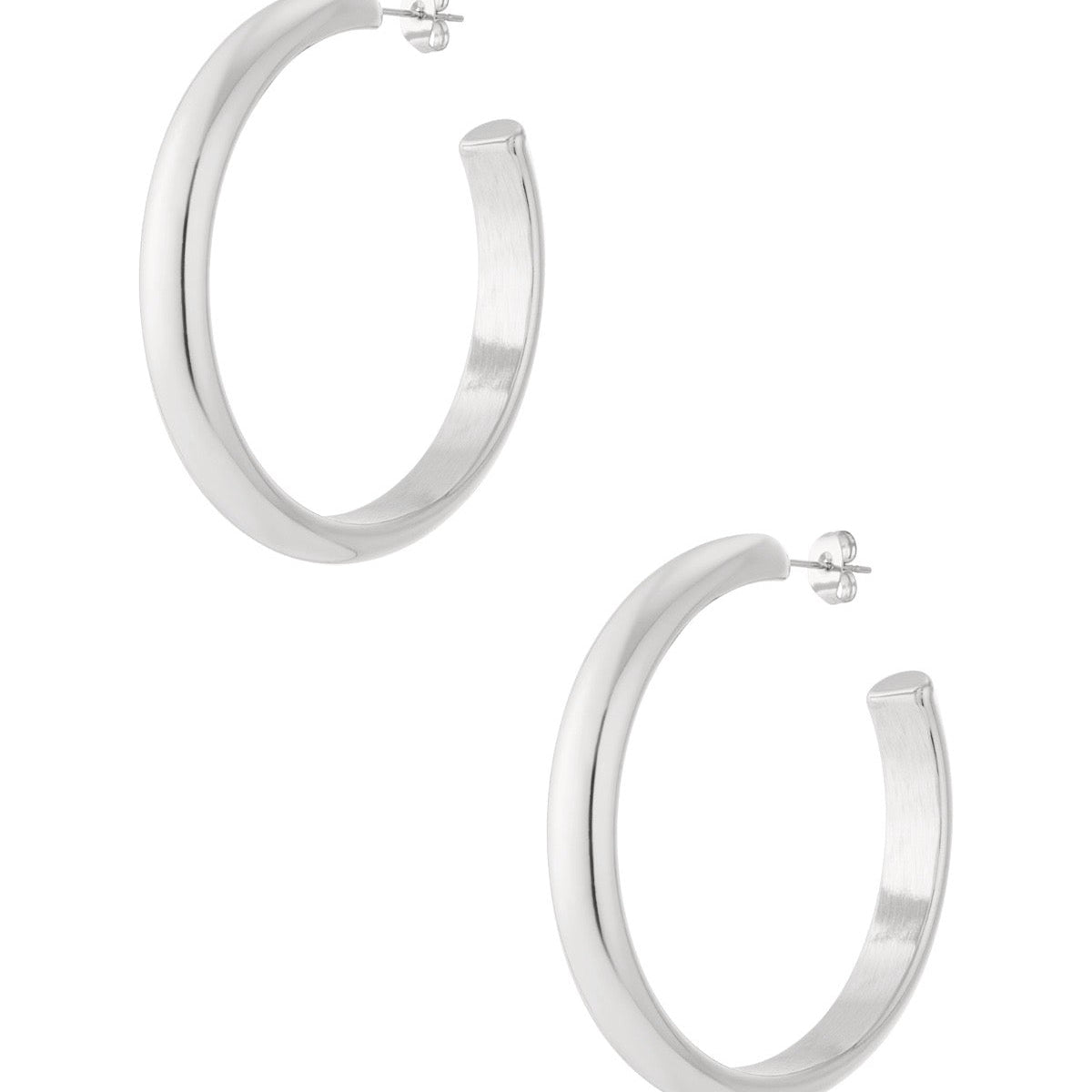Kyra hoop zilver