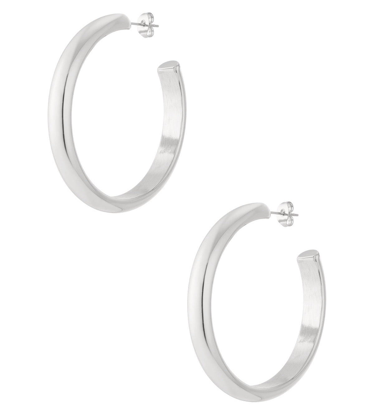 Kyra hoop zilver