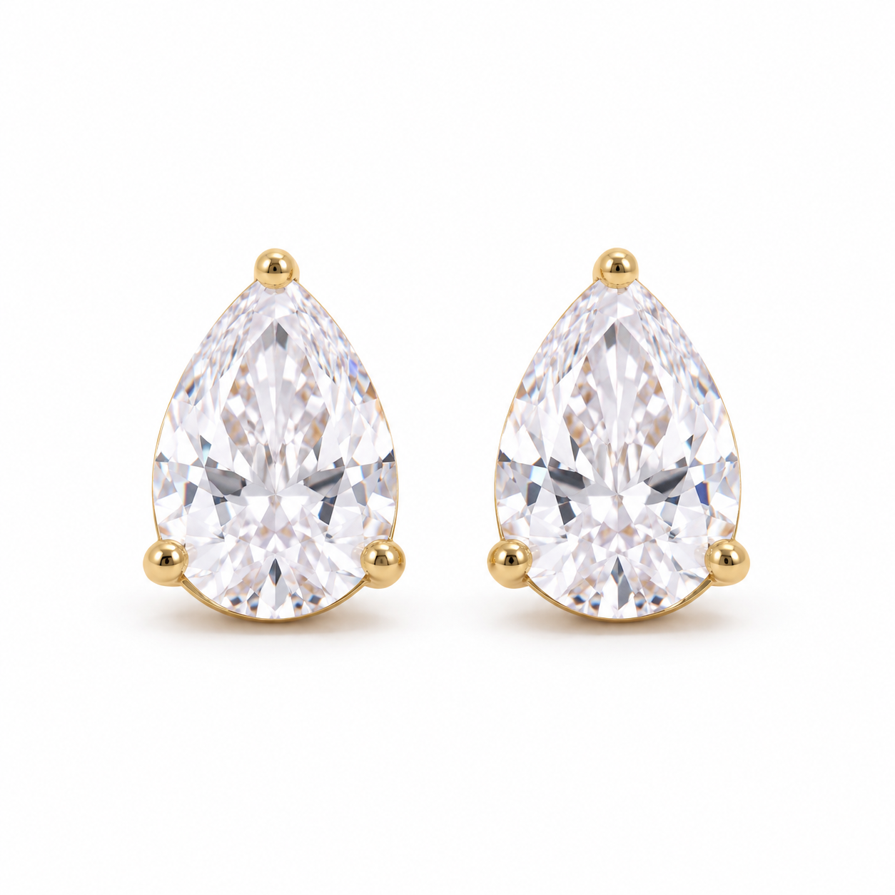 Billy pear studs