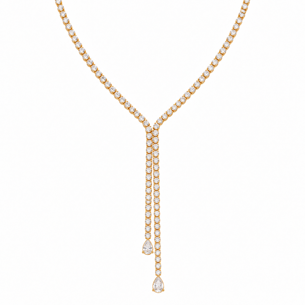Emmy diamond ketting goud