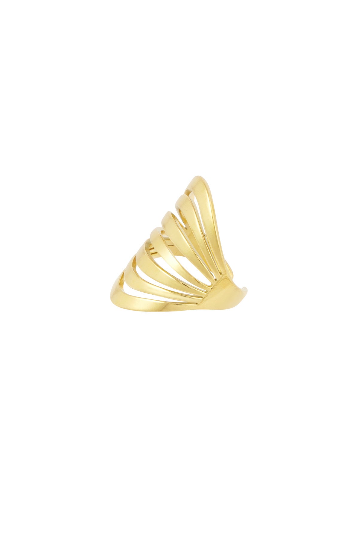 Stijlvolle ring goud