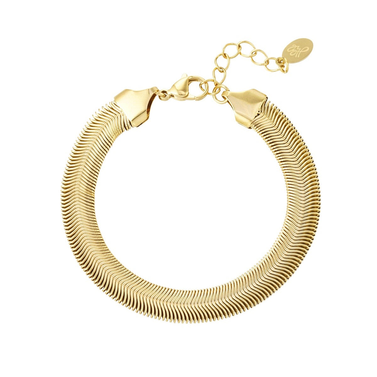 Classy armband goud