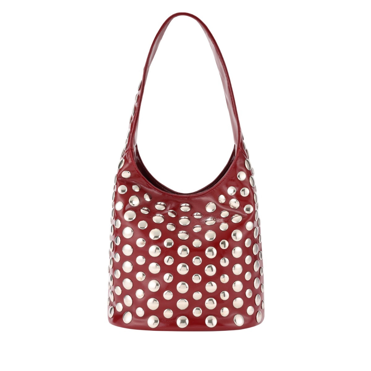 Bowi handtas met studs rood