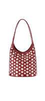 Bowi handtas met studs rood