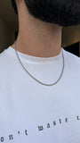Heren ketting zilver