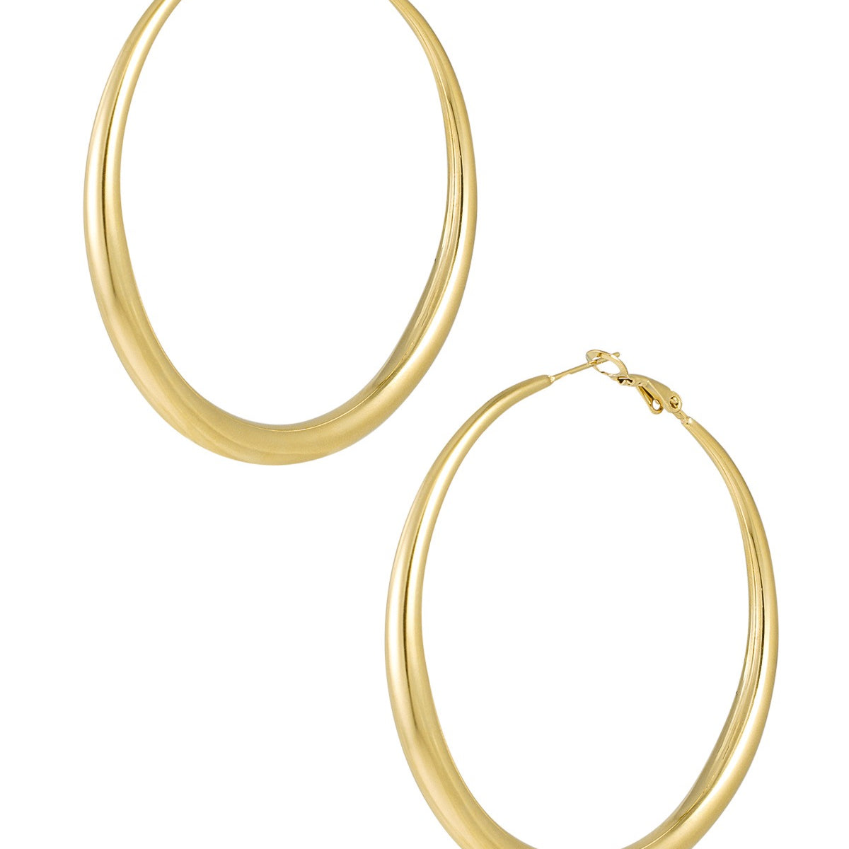 Lisa hoops goud