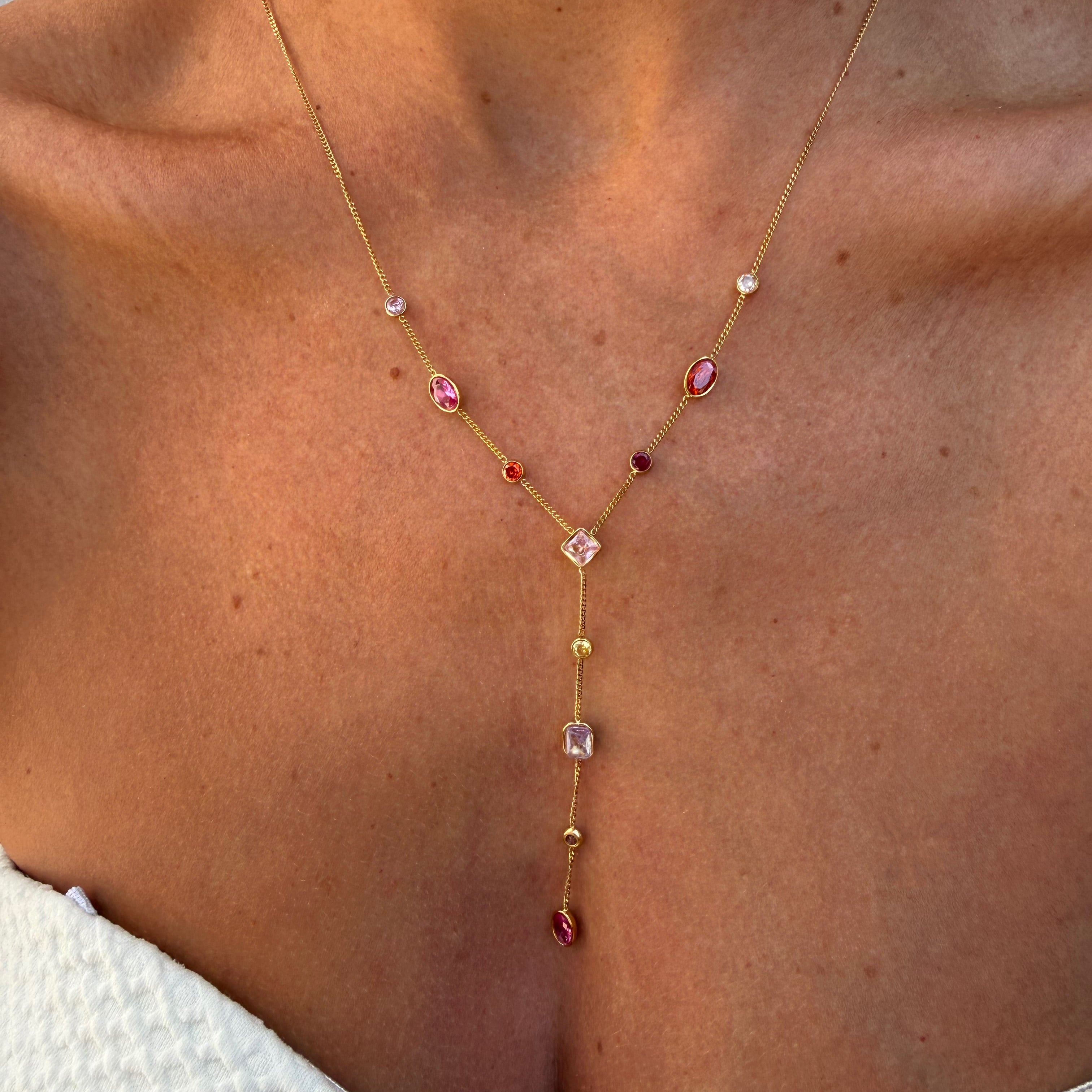 Loré multicolor ketting