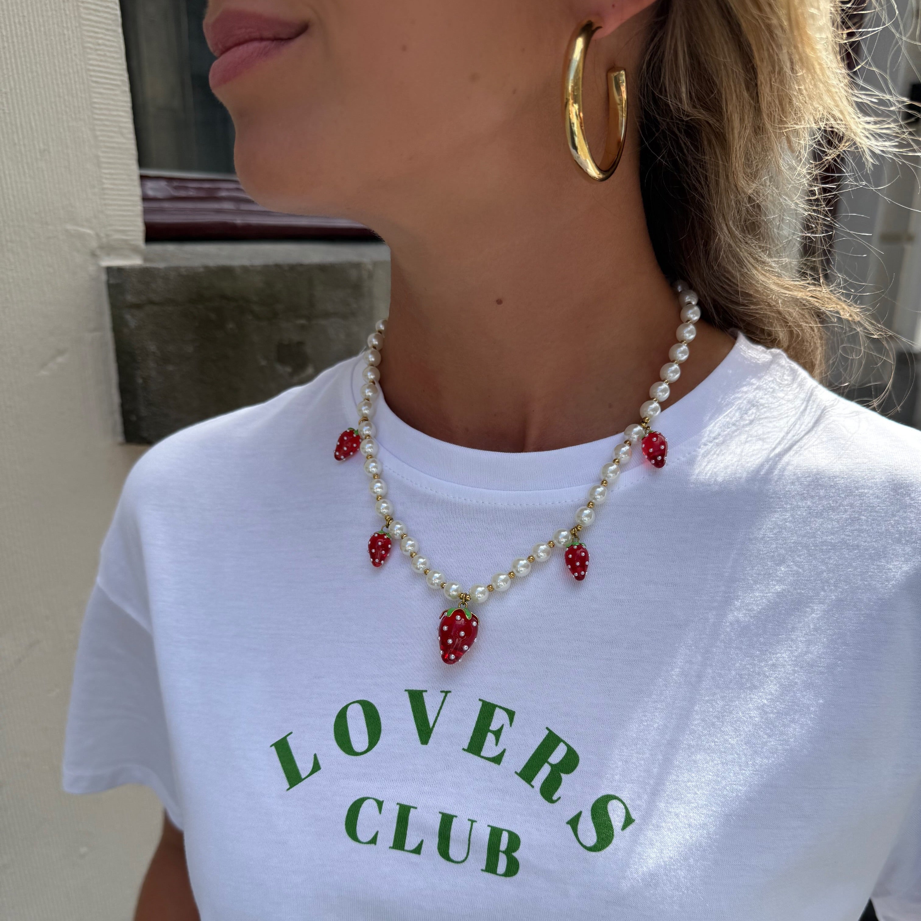 Strawberry ketting