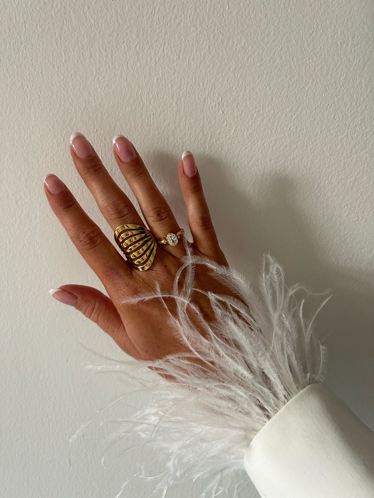 Stijlvolle ring goud