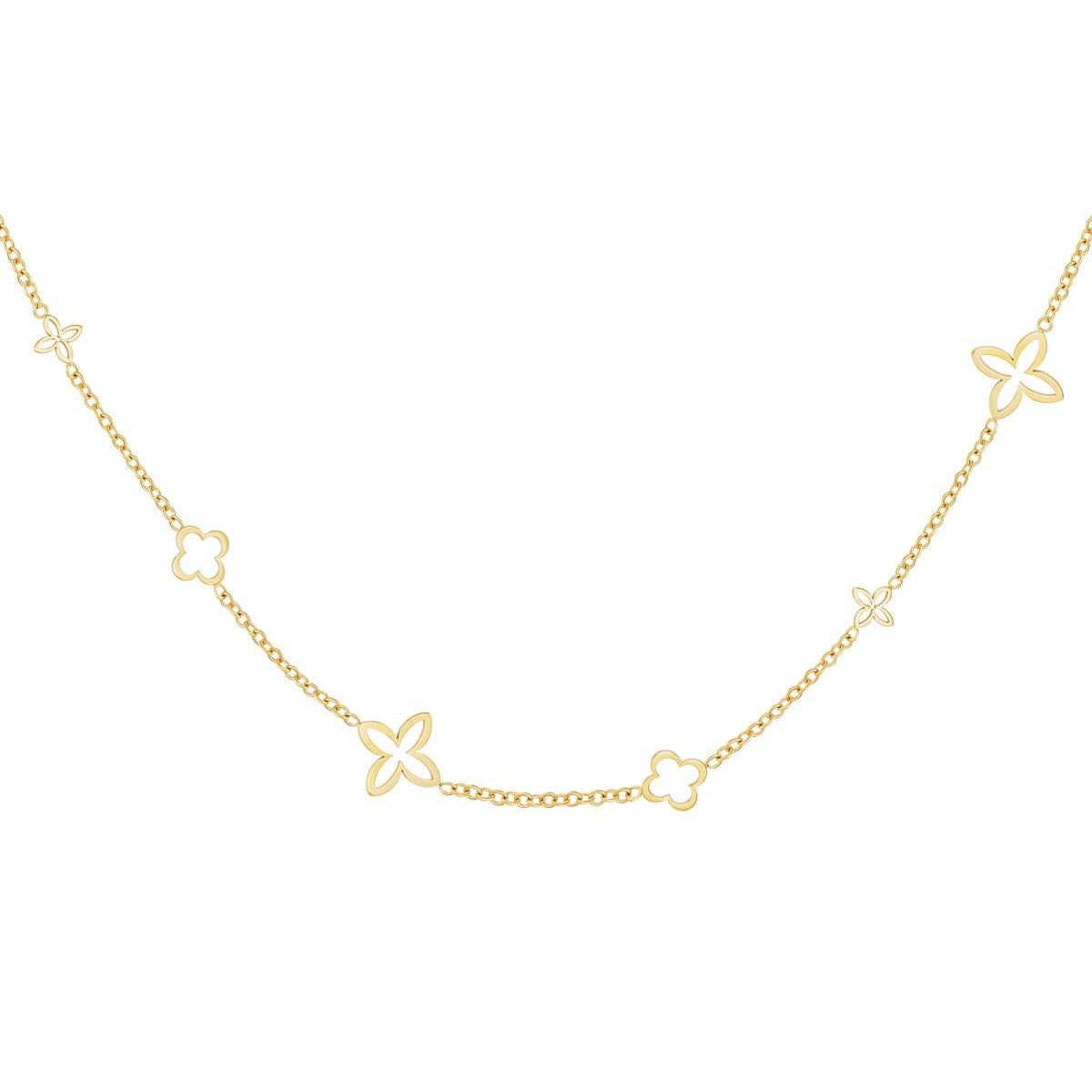 Minimalistische ketting goud