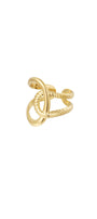 Ring met knoop detail goud