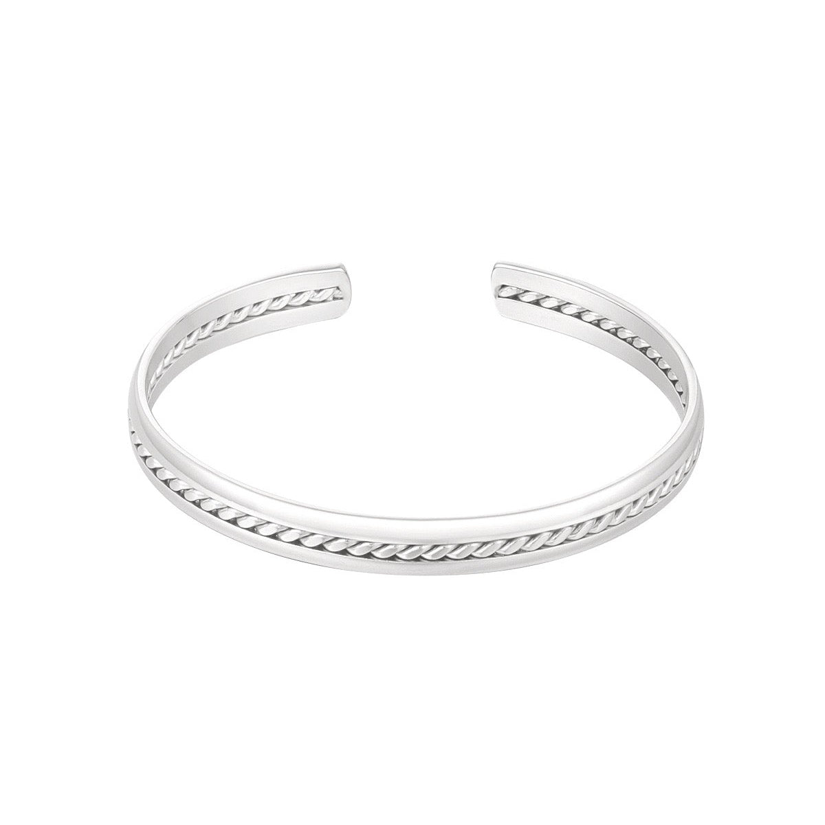 Slavenarmband met motief zilver