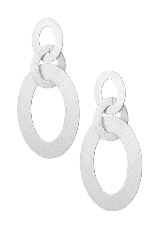 Mirelle oorbellen zilver