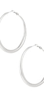 Basic hoops zilver