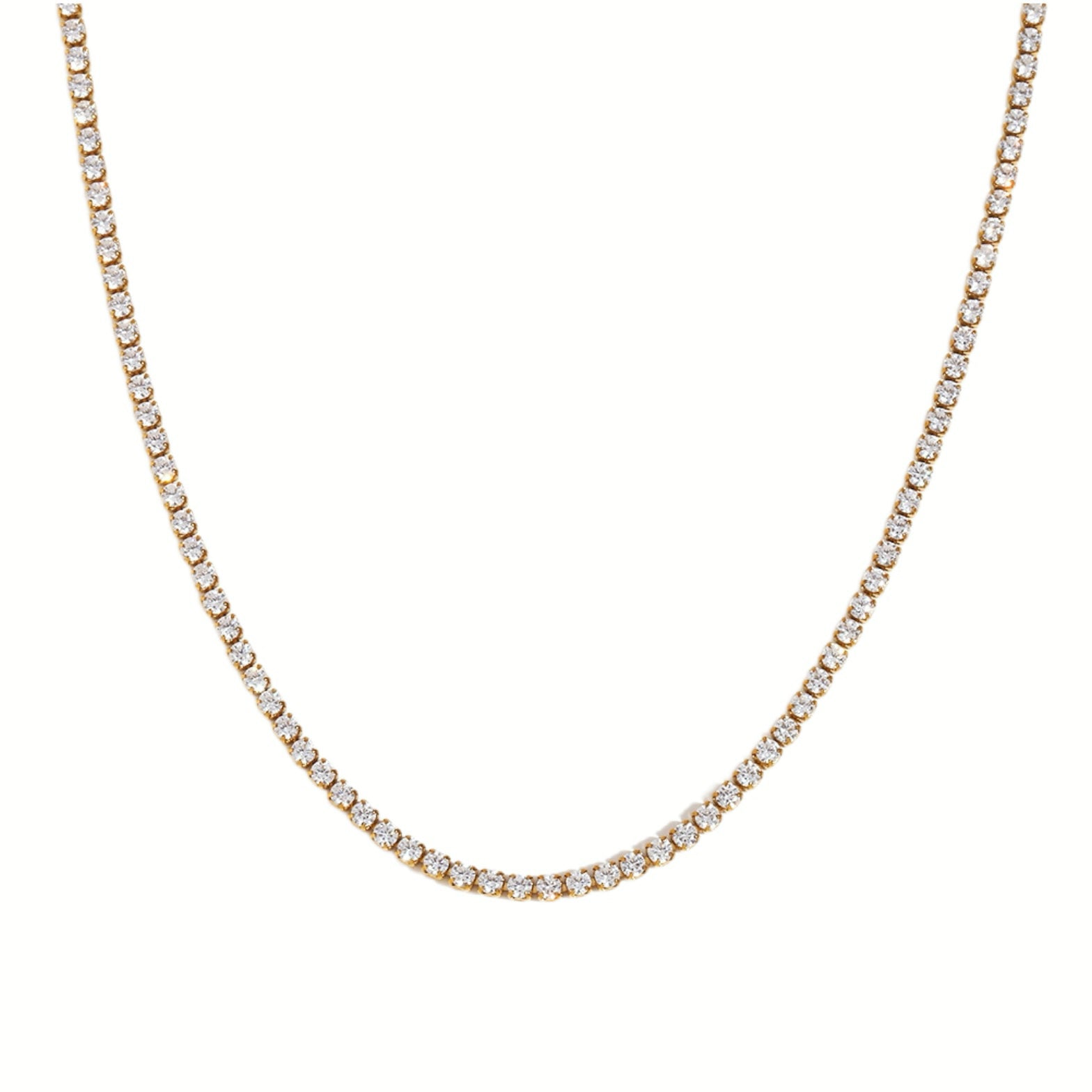 Nina Diamond ketting goud