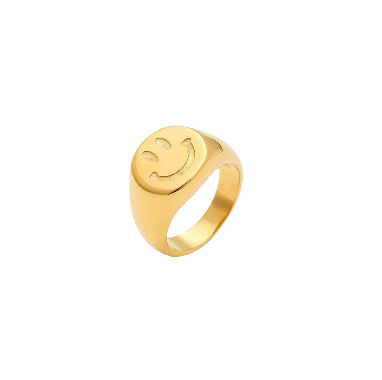 Smile ring goud