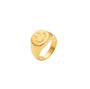 Smile ring goud