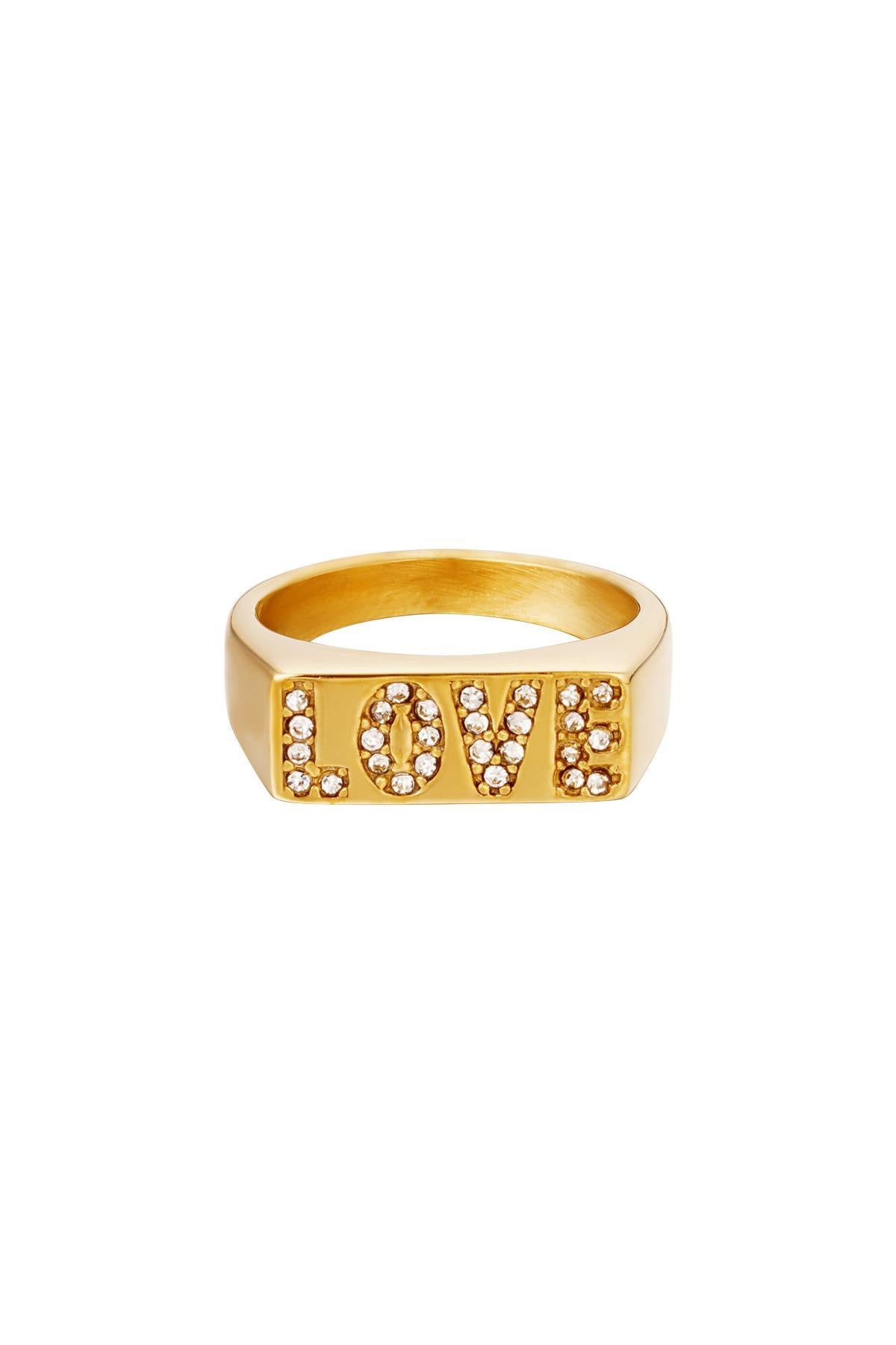 Love ring goud