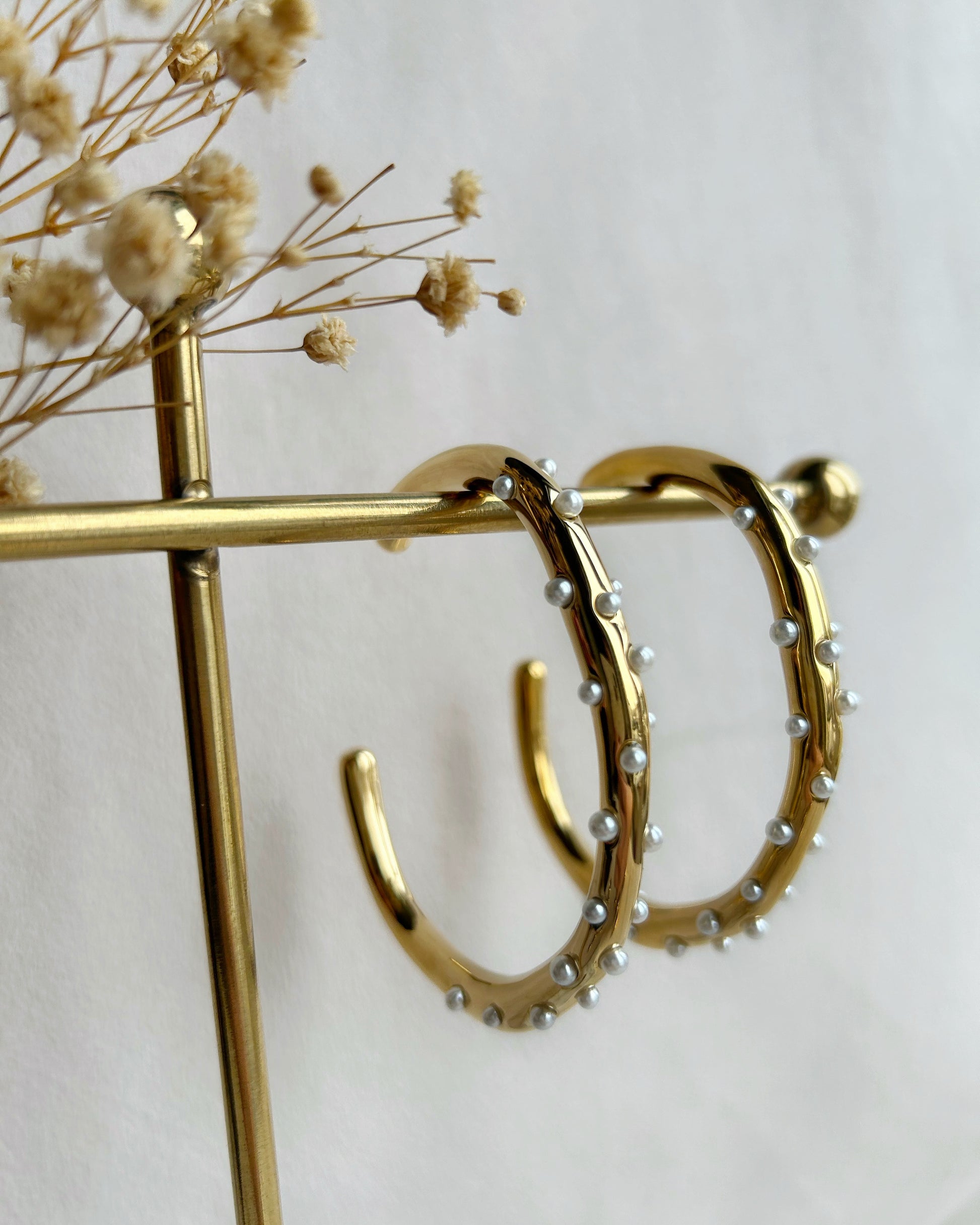 Parel armband goud