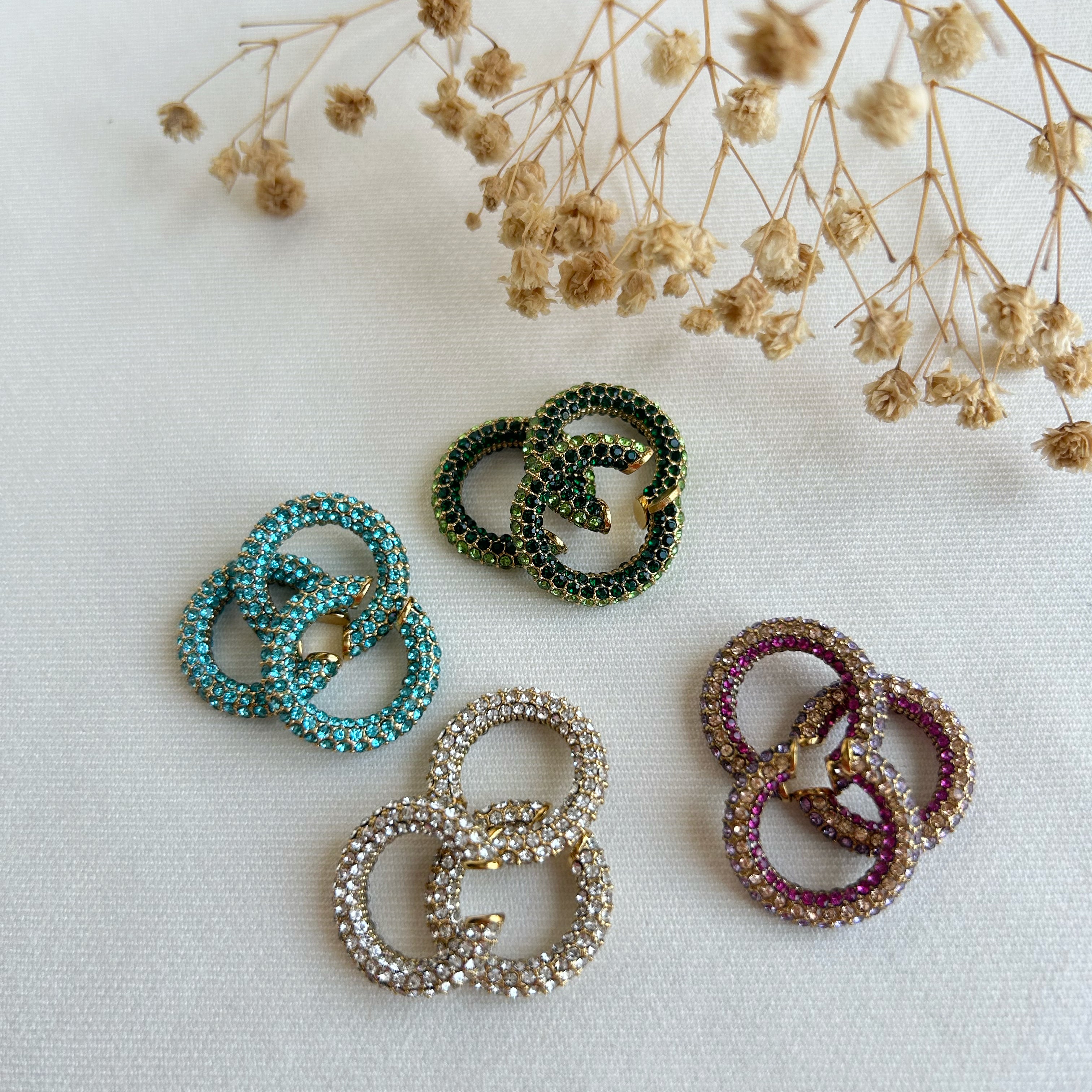 Diamond ear cuff