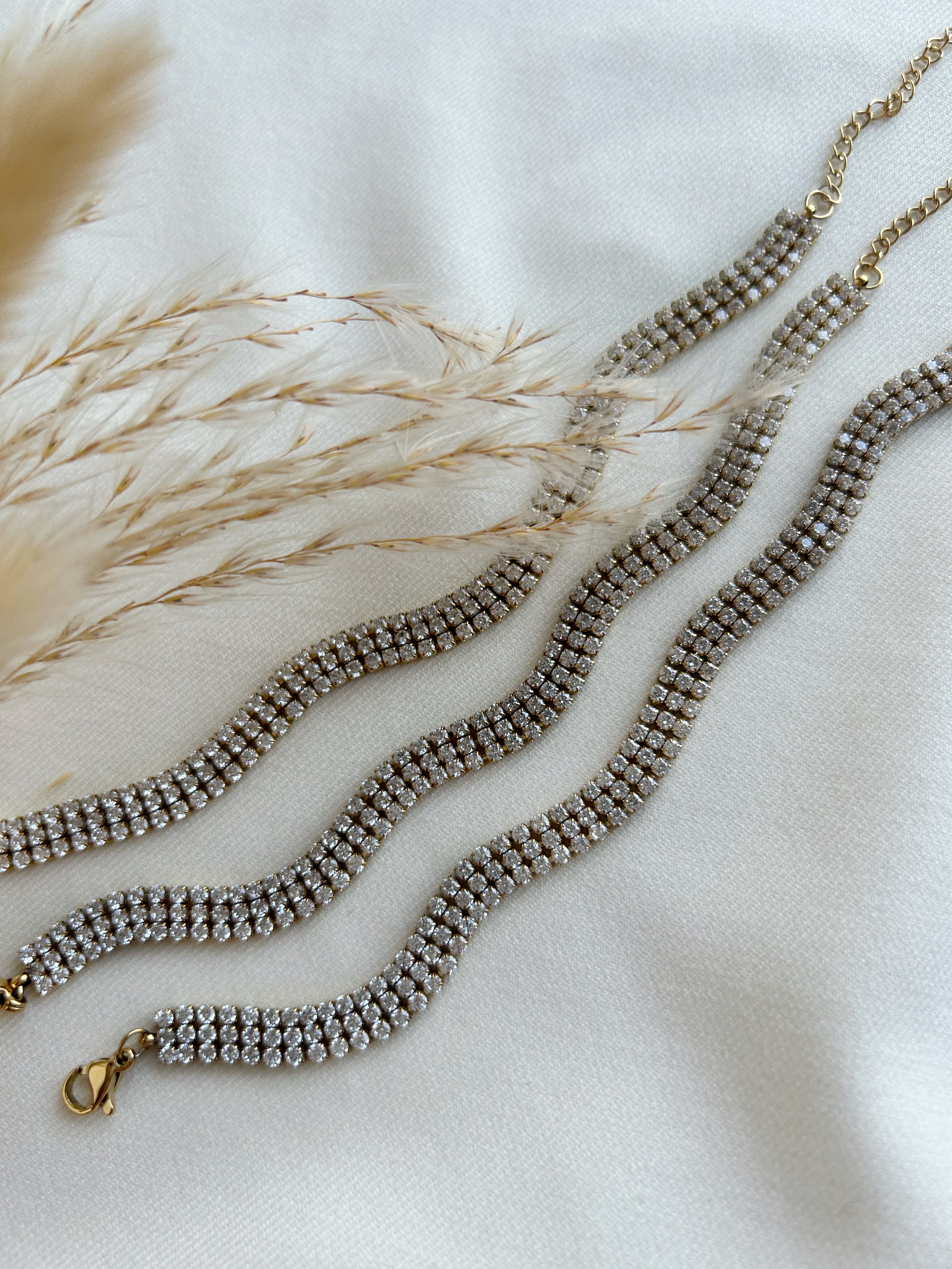 Loré diamond armband goud