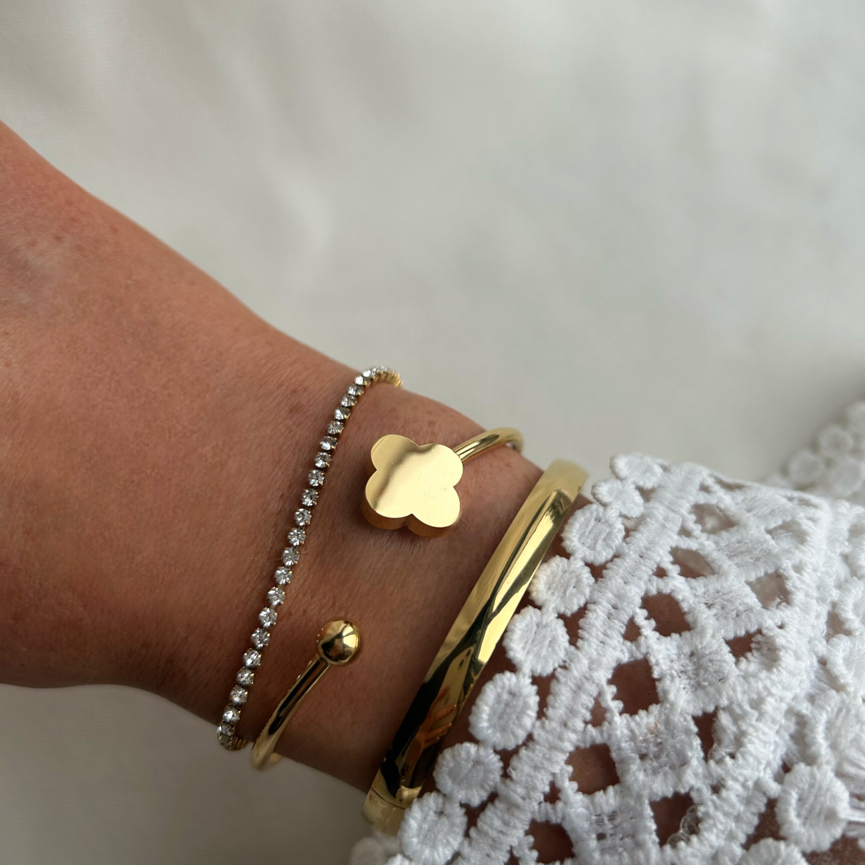 Shine girl set goud